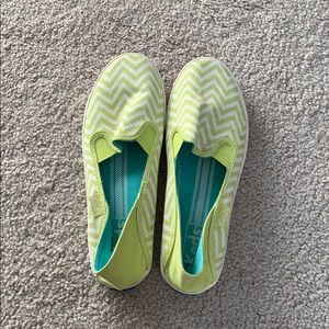 Lime Green Slip-On Keds